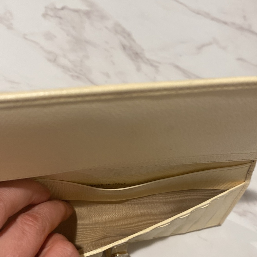 Chanel Authentic Coco Mark Plate Double Flap Ivor… - image 6